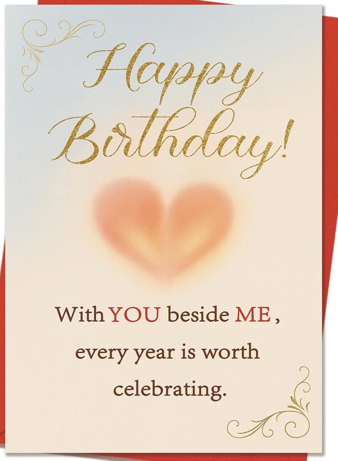 Mcduldul Romantic Birthday Cards Gifts for Husband Wife Boyfriend Girlfriend Couple, Funny Birthday Decoration for Men Women Him Her - Image 1