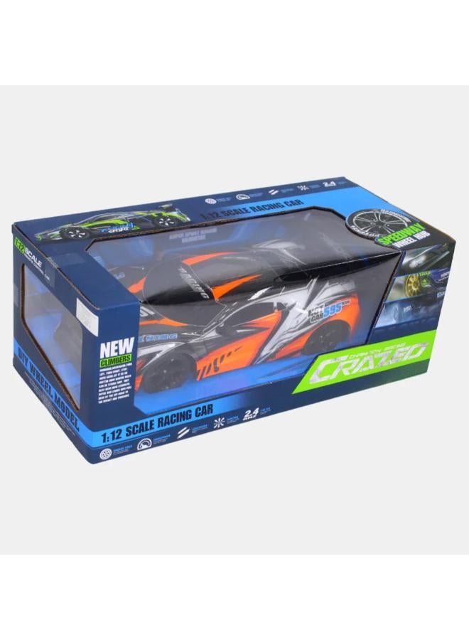 High-Speed RC Drift Racing Car – Remote Control Toy for Kids (Orange) - Image 1