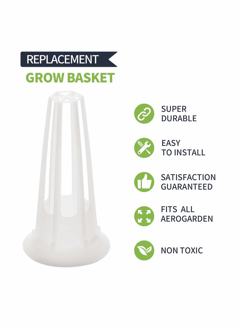 SOLARAE Grow Baskets for Hydroponic Growing System, Seed Pod Basket Made of Durable Plastic, Plant Growing Containers for Hydroponics, Lightweight Economy Plant Baskets 50Pcs - Image 5