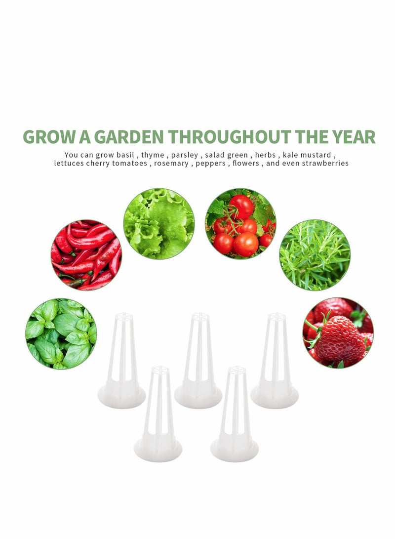 SOLARAE Grow Baskets for Hydroponic Growing System, Seed Pod Basket Made of Durable Plastic, Plant Growing Containers for Hydroponics, Lightweight Economy Plant Baskets 50Pcs - Image 1