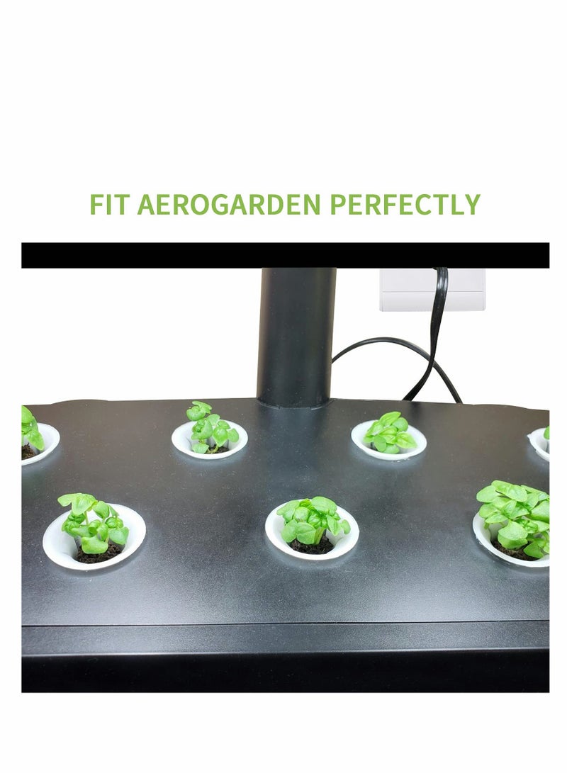 SOLARAE Grow Baskets for Hydroponic Growing System, Seed Pod Basket Made of Durable Plastic, Plant Growing Containers for Hydroponics, Lightweight Economy Plant Baskets 50Pcs - Image 2