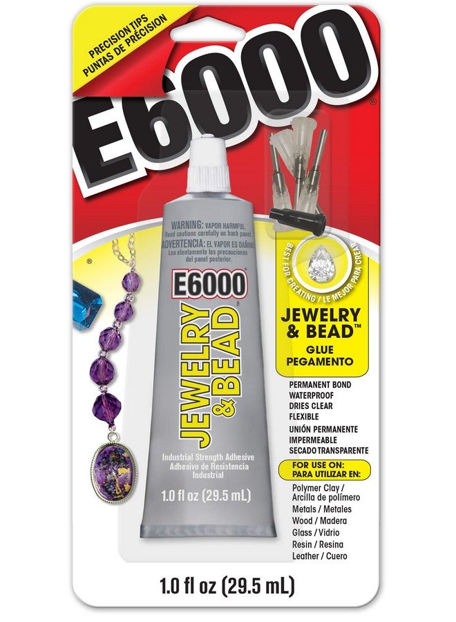 E6000 E6000 Jewelry And Bead Adhesive With 4 Precision Applicator Tips For Jewelry! - Image 1