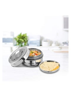 Milton MILTON Steel Snack Stainless Steel Tiffin, 480 ml, Steel Plain  - Image 2