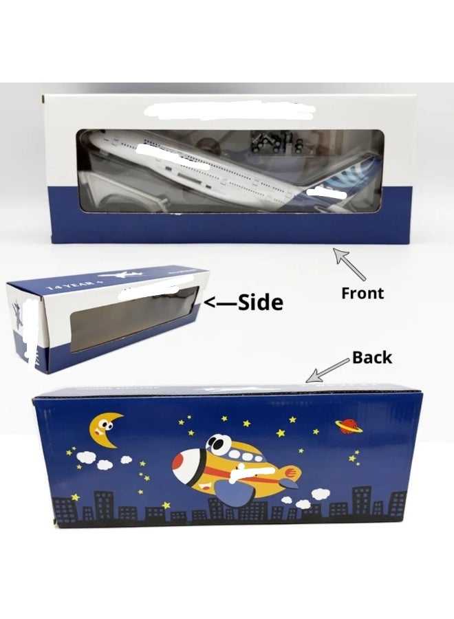 Emirates 30cm Diecast Airplane Model – Collectible Aircraft Toy with Stand – Ideal for Aviation Enthusiasts and Kids Airplane models child birthday gift Christmas gift plane models - Image 4