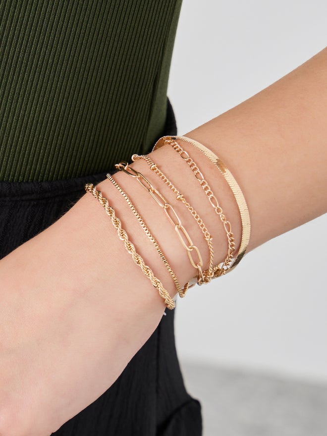 ستايلي طقم أساور ستة قطع - تشكيلة متنوعة - Image 1