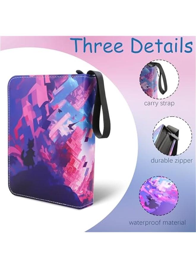 Arabest Card Binder for Skullpanda Labubu Blind Box- 200 Pockets Blind Box Card Ablum with 200 PCS Personalized Memory Cards, Mini Figure Collectible Card Collector Cards Holder for Blind Box Cards Collection  - Image 5