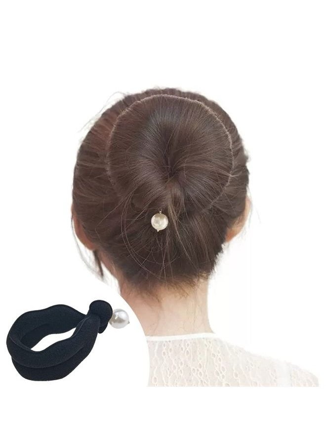 DonLeeving 3 PACK Pearl Hair Bun Maker for Women Lazy Hair Curler Bun Clips Magic Beauty Hair Hairstyle Foam Sponge Donut Maker Ponytail Bun Maker Twister Hairstyle Styling Tool Accessories  - Image 4