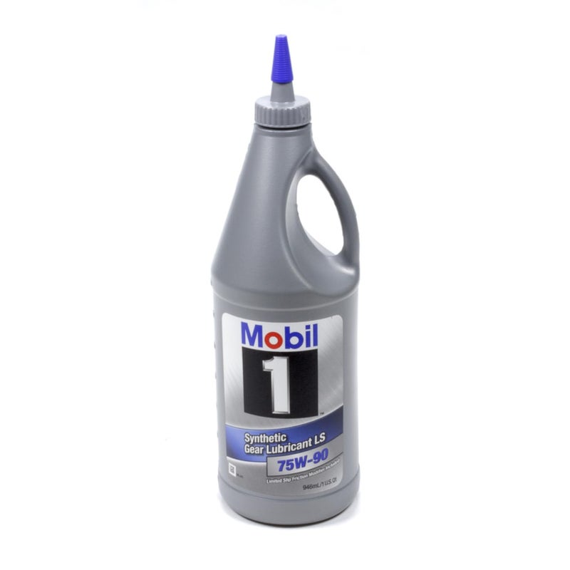 Mobil 1 Gear Oil, 75W90, Limited Slip Additive, Synthetic, 1 qt Bottle, Each