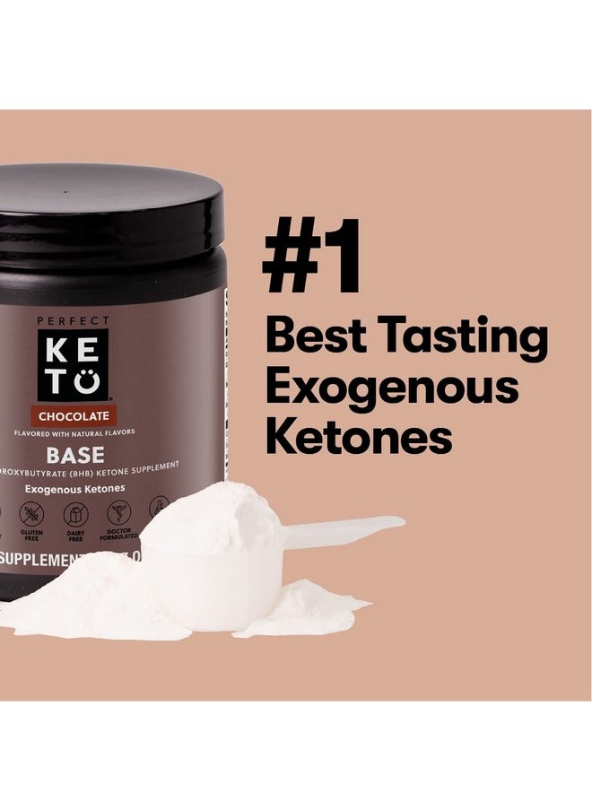Perfect Keto Exogenous Ketones Powder Bhb Betahydroxybutyrate Salts Supplement Best Fuel For Energy Boost Mental Performance Mix In Shakes Milk Smoothie Drinks For Ketosis Chocolate 857 Oz 243 Grs  - Image 4