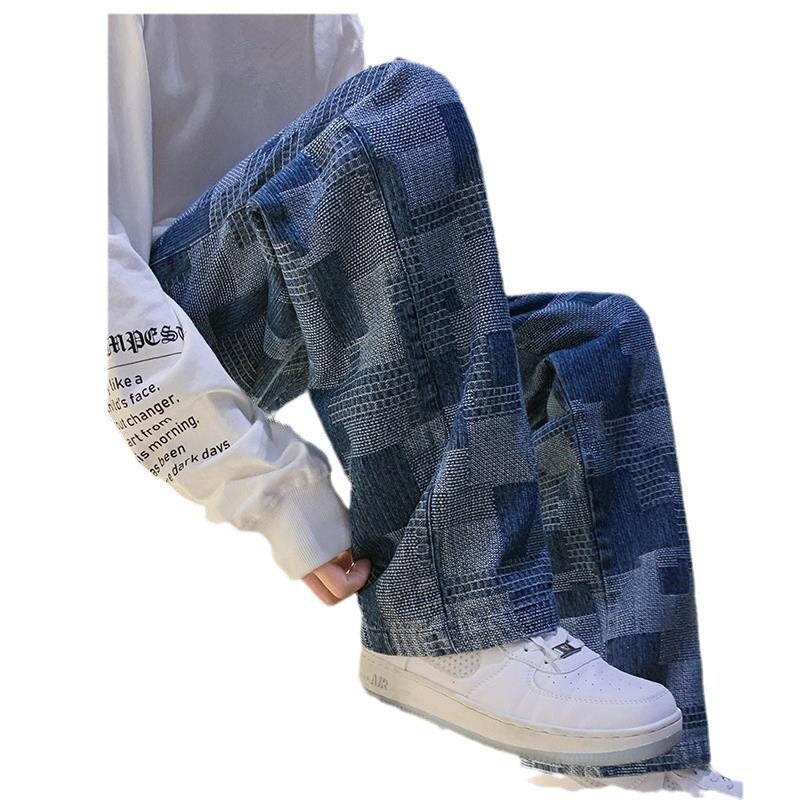 Unisex Classic Denim Jeans Loose Fit Daily Outdoor Wear - Image 5