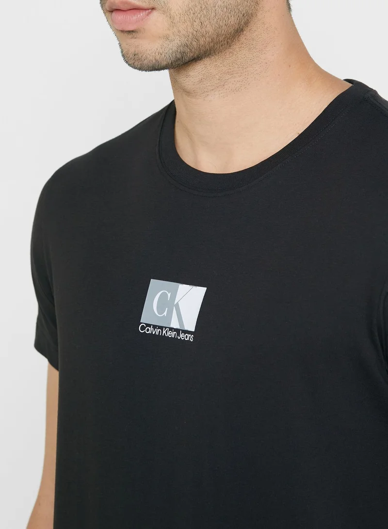 CALVIN KLEIN Logo Crew Neck T-Shirt