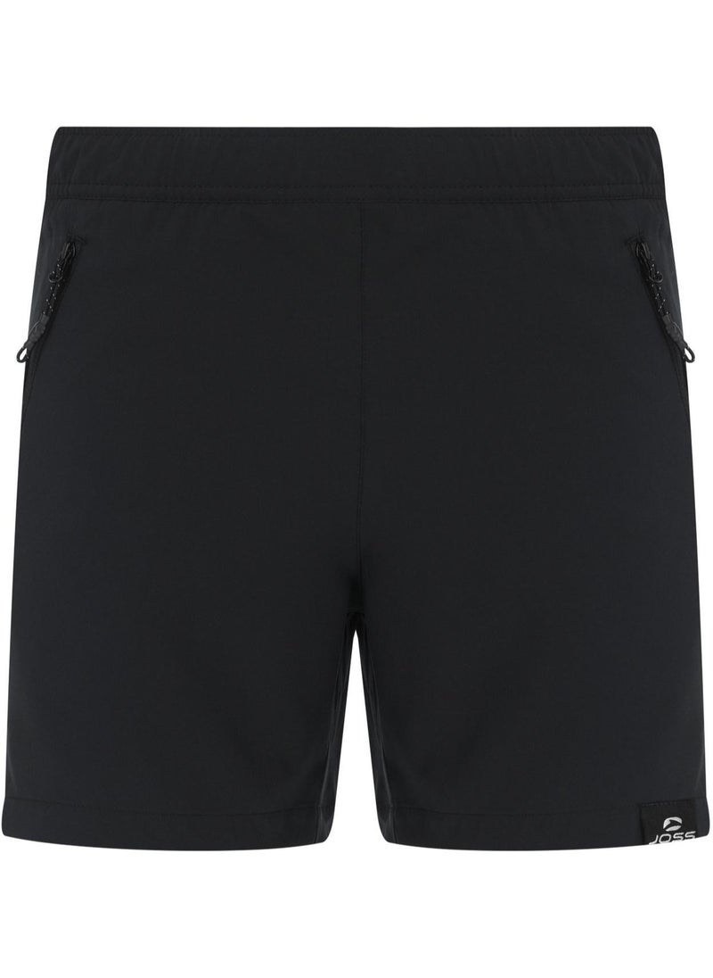 Joss Joss Men's Swimming Shorts Black – Quick-Drying, Adjustable Waistband, 2 Pockets, Inner Support for Comfort, Ideal for Beach & Pool  - Image 3