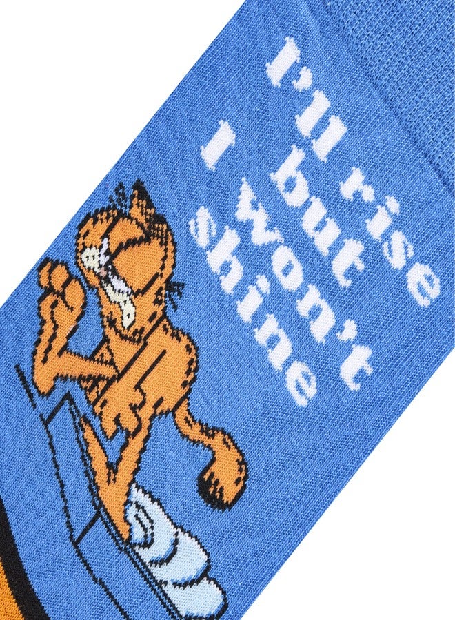Odd Sox جوارب رائعة، جوارب رجالية مرحة بتصميم شخصية غارفيلد الكرتونية - Image 4