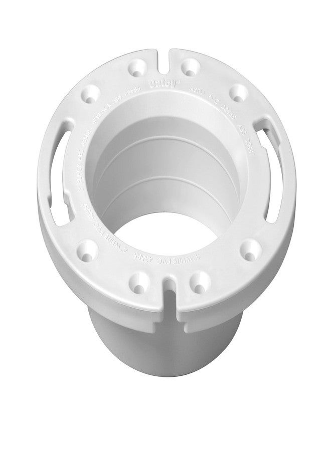 أوتي شفة خزانة OATEY 43587 ذات الصنبور، 4 بوصات، مصنوعة من مادة البولي فينيل كلوريد