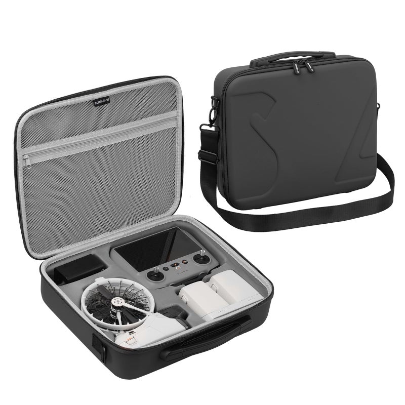 FSIDIWT Carrying Case for DJI Flip Portable Travel Shoulder Bag for DJI Flip Accessories Fits RC 2RCN3 Remote Controller Black - Image 2