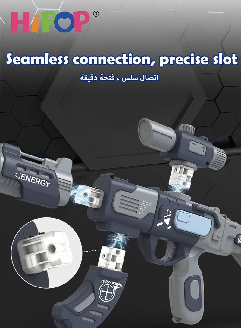 HIPOP Electric Gun Toy for Kids,a Variety of Realistic Sound Effects,Boy Puzzle Toy Gun - Image 5