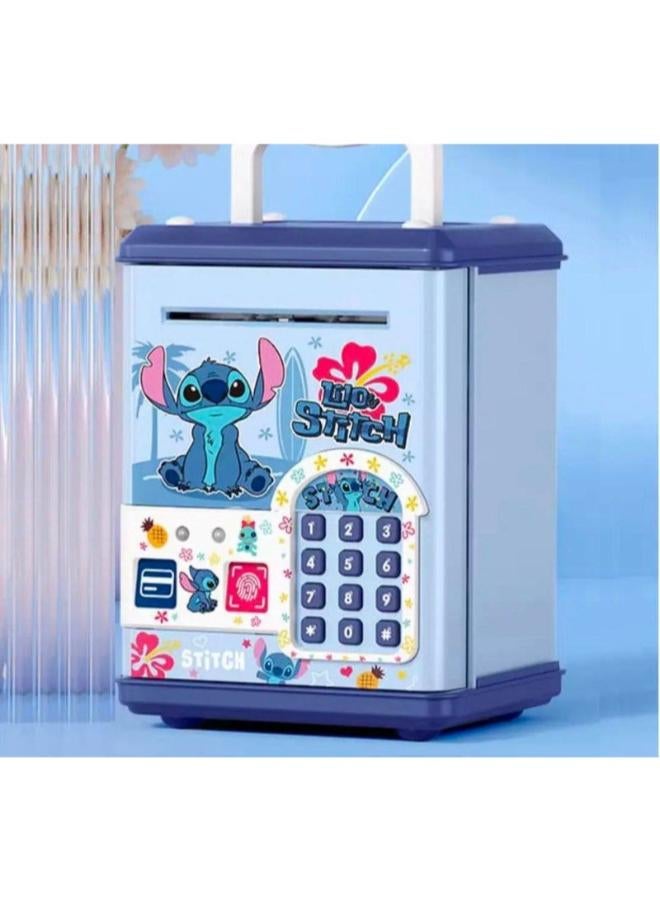 حصالة نقود للأطفال على شكل خزنة ببصمة