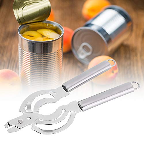 Haofy Multifunctional Stainless Steel Jar Opener, Manual Can Opener Adjustable Bottle Jar Lid Remover, Handy Screw Can Bottle Lid Grip Wrench Helper, Kitchen Tool - Image 2