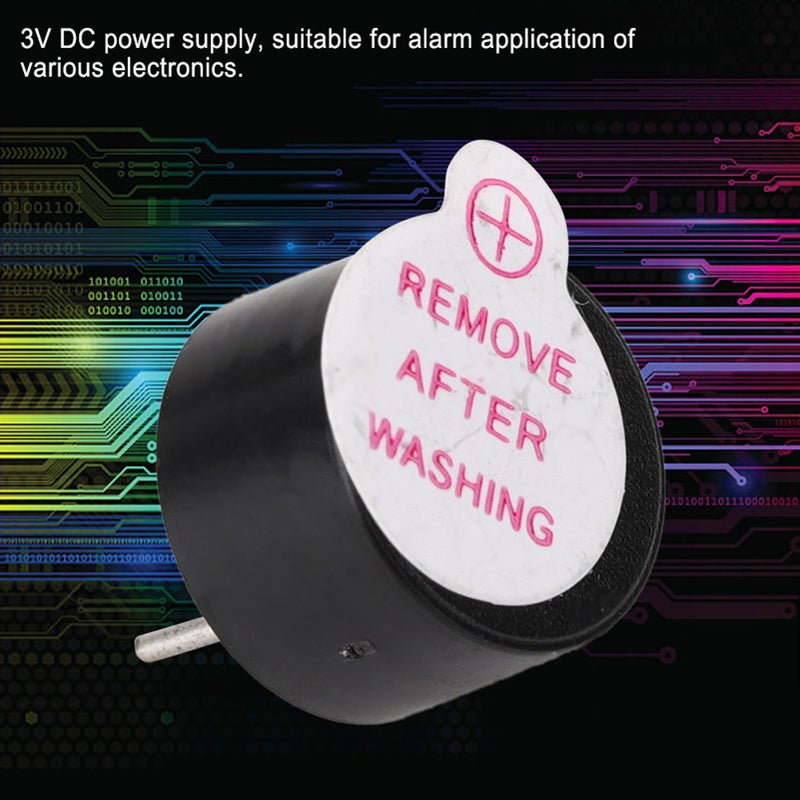 Electromagnetic Buzzer: 3V DC Power Supply - Built-In Oscillator For Immediate Sound, Straight Insertion SOT Plastic Seal Tube For Easy Installation & Durability, Compact 9x6MM / 9x5.5MM Size for Comp - Image 5
