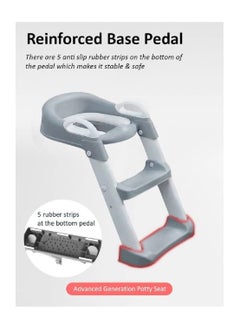 StarAndDaisy Baby Potty Portable Training Toilet Seat Anti-Slip For Toddler Grey  - Image 3