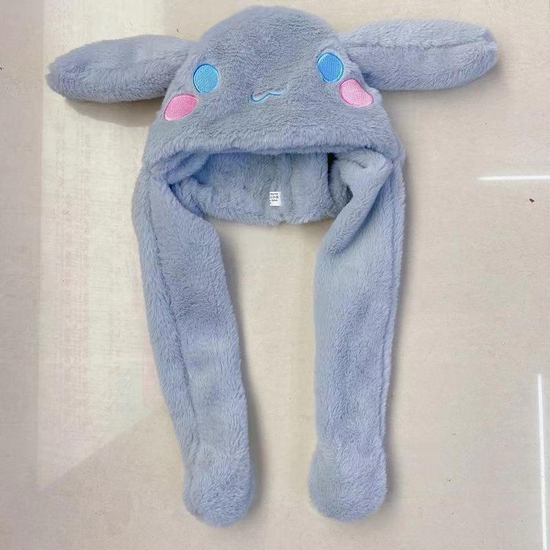 Adorable Cinnamoroll Plush Hat with Movable Ears Brown  - Image 2