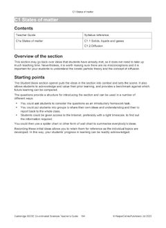 Cambridge IGCSE™ Co-ordinated Sciences Teacher Guide  - Image 3
