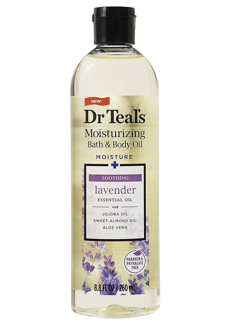 Dr. Teals Dr. Teals Bath & Body Oil Variety Gift Set (2 Pack, 8.8oz Ea.) - Soothing Lavender & Rejuvenating Eucalyptus & Spearmint - Essential Oils Hydrate Skin & Alleviates Daily Stress  - Image 2