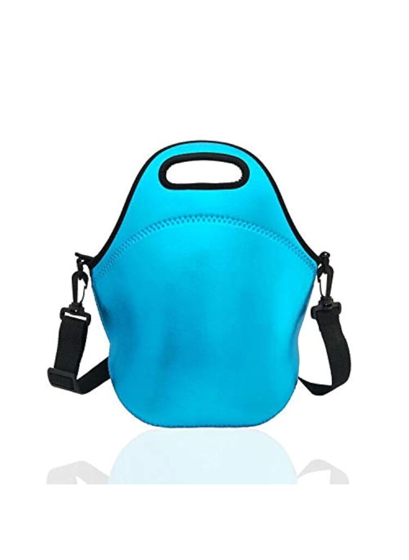 YIDA YIDA Neoprene Insulated Lunch bag Lunch tote Boxes Bags for Women Men Work Office Picnic Travel Blue 
