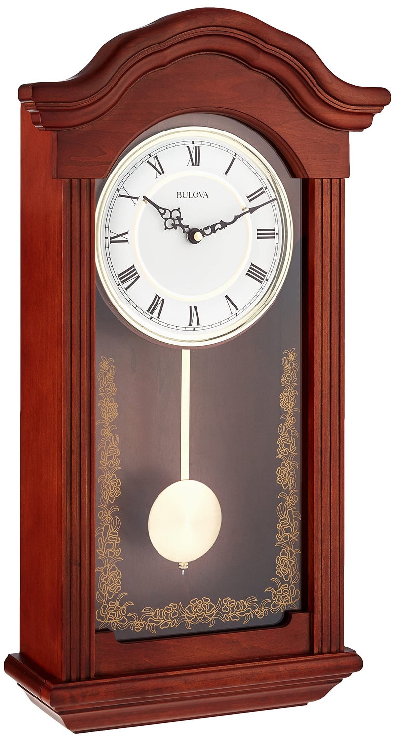 Bulova Bulova C4443 Baronet Chiming Clock Finish Mahogany 