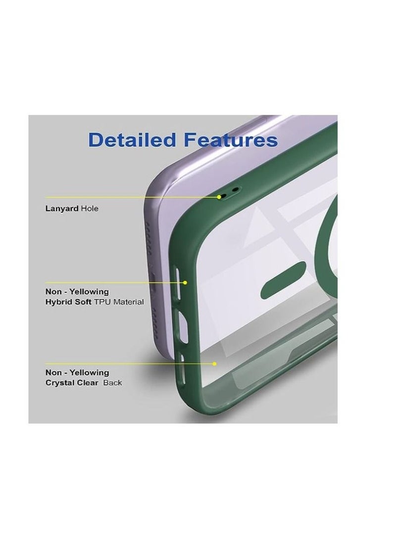 Magsafe Back Cover for iPhone X / XS Green  - Image 2