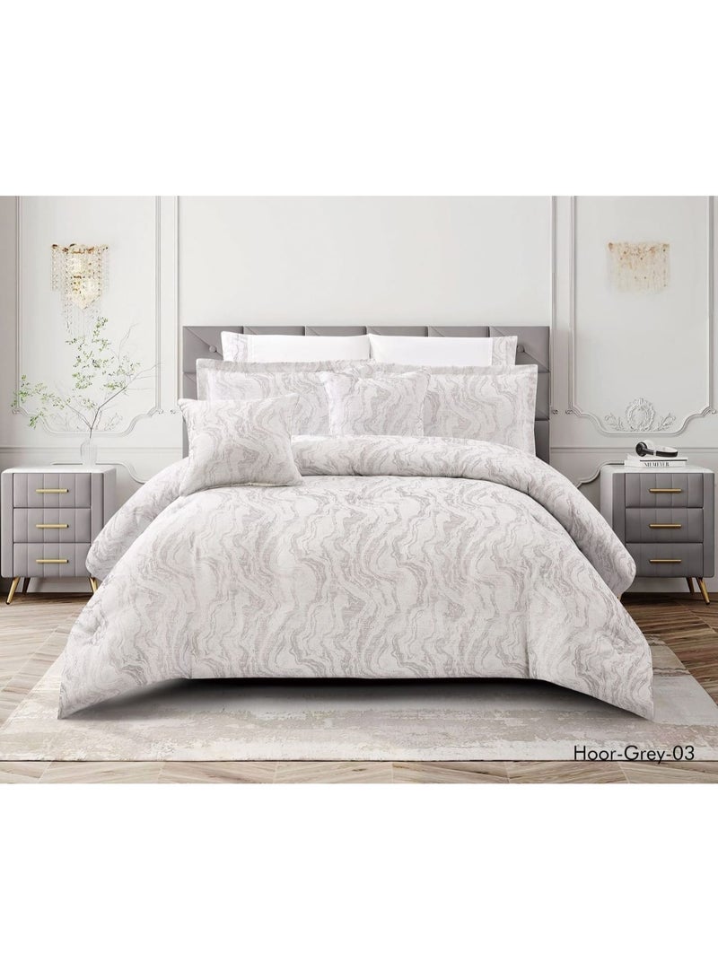 Luxury double bed sheet with a royal jacquard design and high-quality material
