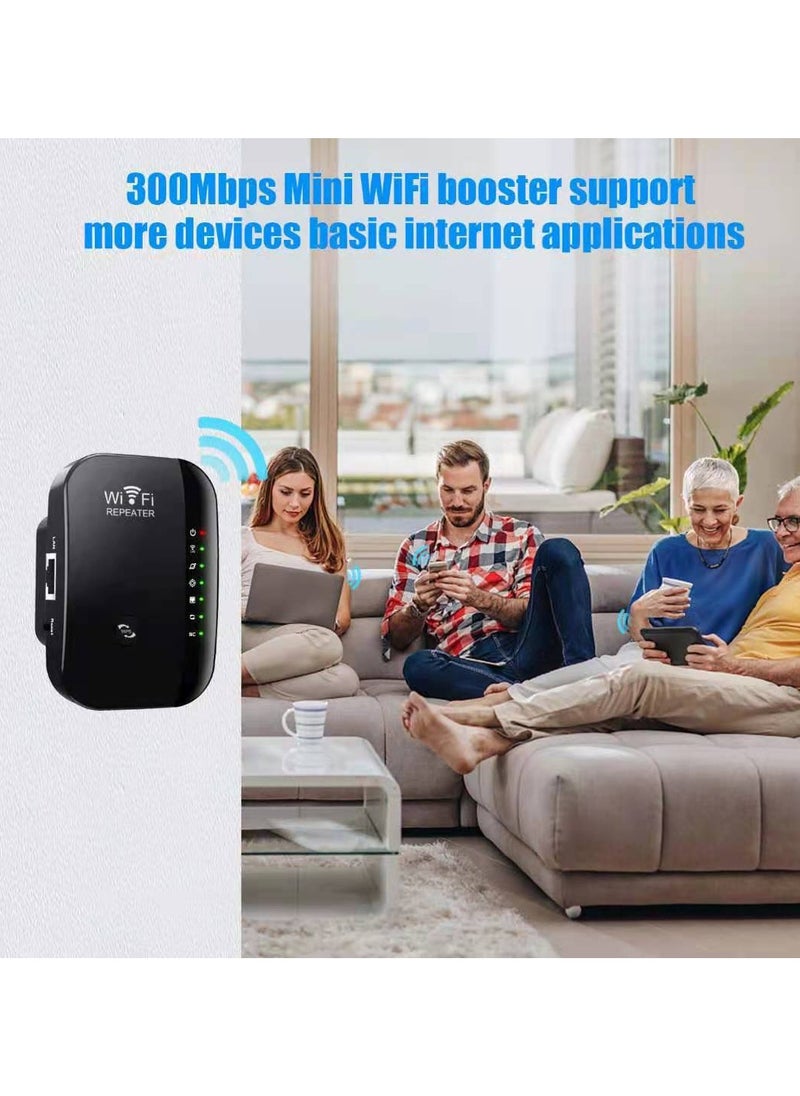 Wireless 300Mbps Universal Wi-Fi Range Extender（Black） - pzsku/Z2806909494B96F0CE123Z/45/_/1736736631/0d74ce1f-7af5-47de-8098-04339a05df02