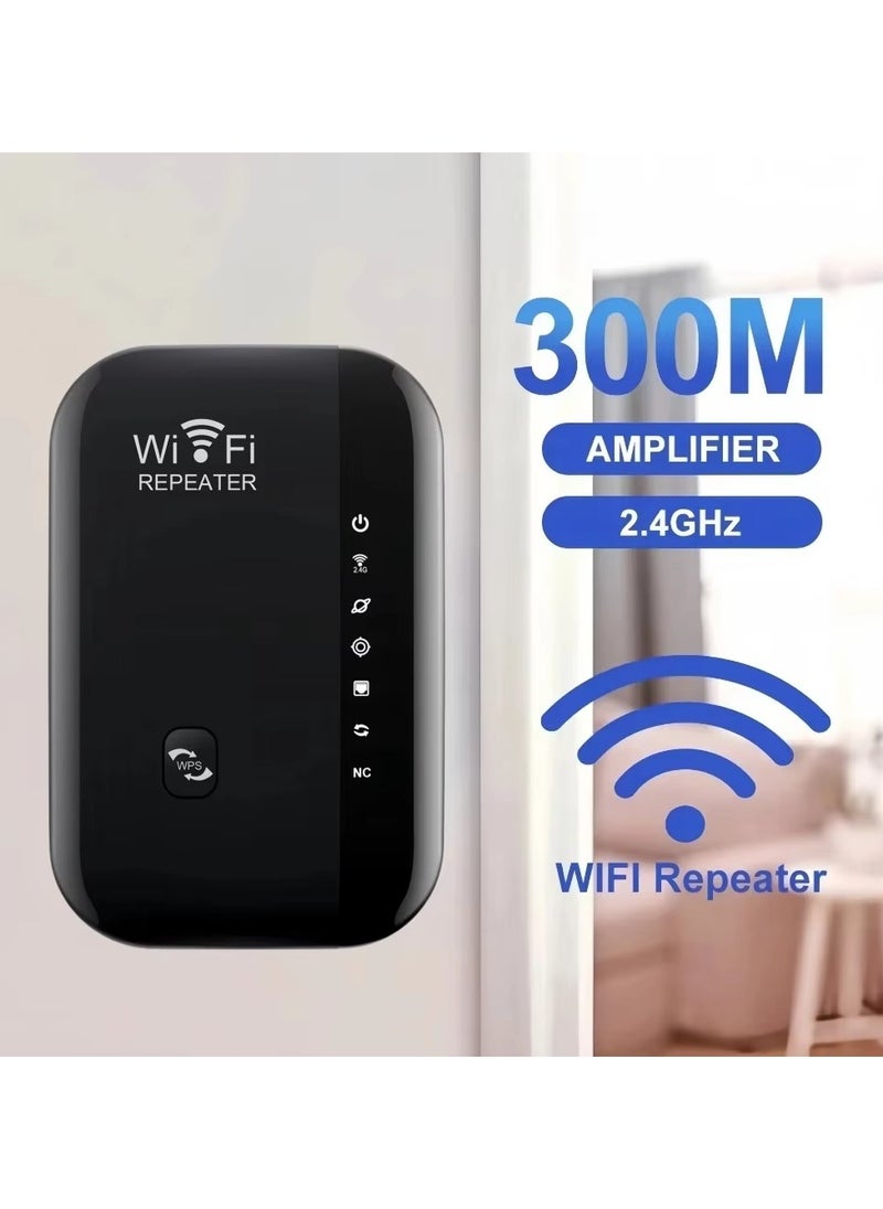 Wireless 300Mbps Universal Wi-Fi Range Extender（Black） - pzsku/Z2806909494B96F0CE123Z/45/_/1736736632/84039546-5b97-458e-a061-8d5691c24d1d