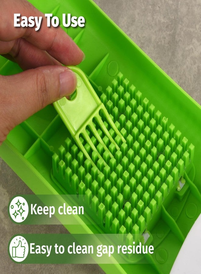 Enlisiwte 4pcs Vegetable Chopper Cleaning Tool Fork, Salad Onion Chopper Cleaning Tools Vegetable Cutter Cleaning Comb Cleaner Kitchen Tools for Fullstar Mueller Vidalia Chop Wizard Vegetable Chopper - Image 3