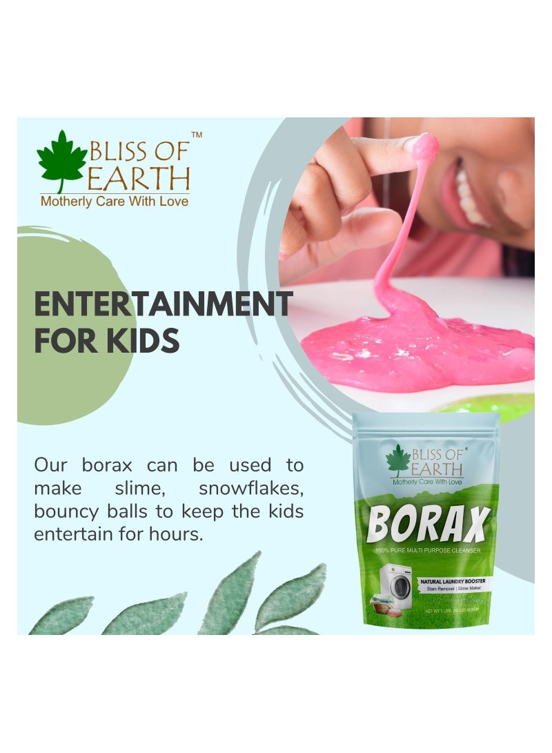 Bliss of Earth Borax Powder 907g | Multi-Purpose Cleaning Booster, Laundry Enhancer, Household Utility Powder | Fine Quality Sodium Borate for DIY & General Use - Image 2