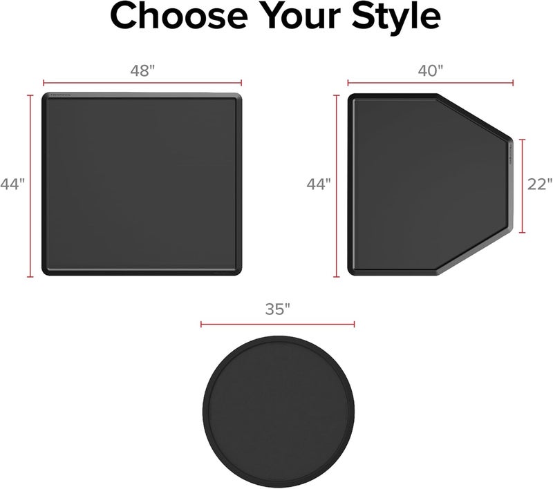 WeatherTech All-Purpose Mat - Multi-Use Mat for Everyday Living - 44" x 48" - Rectangle - Black (APM4448B) - Image 3