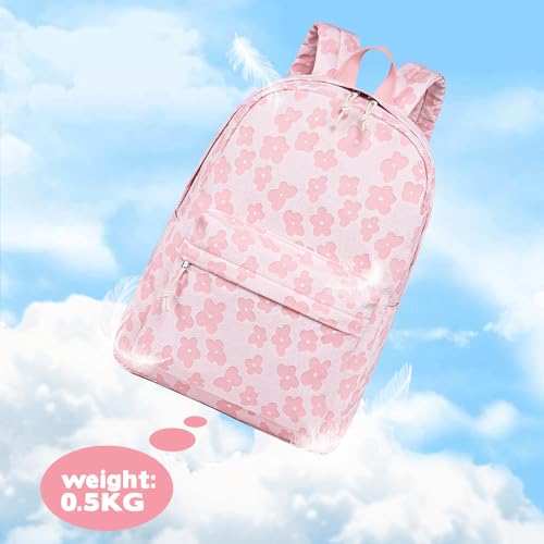 LEDAOU School Backpack Teen Girls Lightweight Bookbag Elementary Middle School Backpacks College Laptop Bag Travel Daypack - Image 4