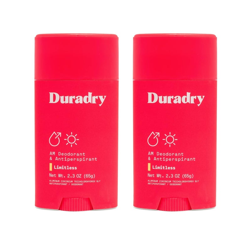 Duradry Clinical-Strength Antiperspirant Deodorant for Women and Men â€“ Clean Formula with Natural Ingredients â€“ Fights Odor & Excessive Sweat â€“ Limitless (Cool Citrus + Cedar) - Pack of 2 - Image 1