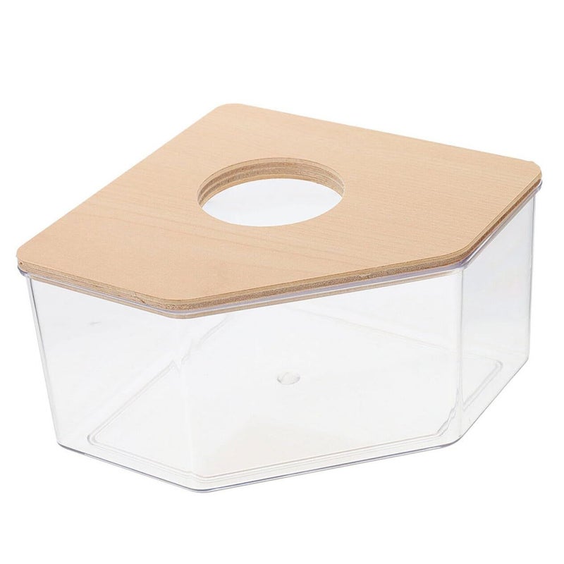 Mikikit Large Gerbil Chinchilla Sand Bath House Hamster Accessory - Image 2