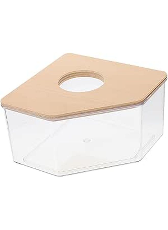 Mikikit Large Gerbil Chinchilla Sand Bath House Hamster Accessory - Image 1