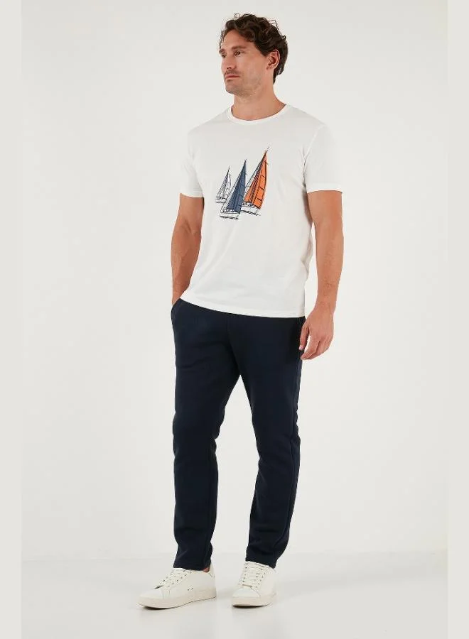 Buratti  Buratti Cotton Regular Fit Normal Waist Raised Sweatpants Men's TRACKSUIT 5908040 for Men | Best Price UAE