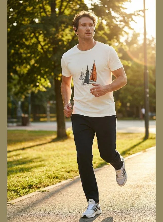 Buratti Cotton Regular Fit Normal Waist Raised Sweatpants Men's TRACKSUIT 5908040