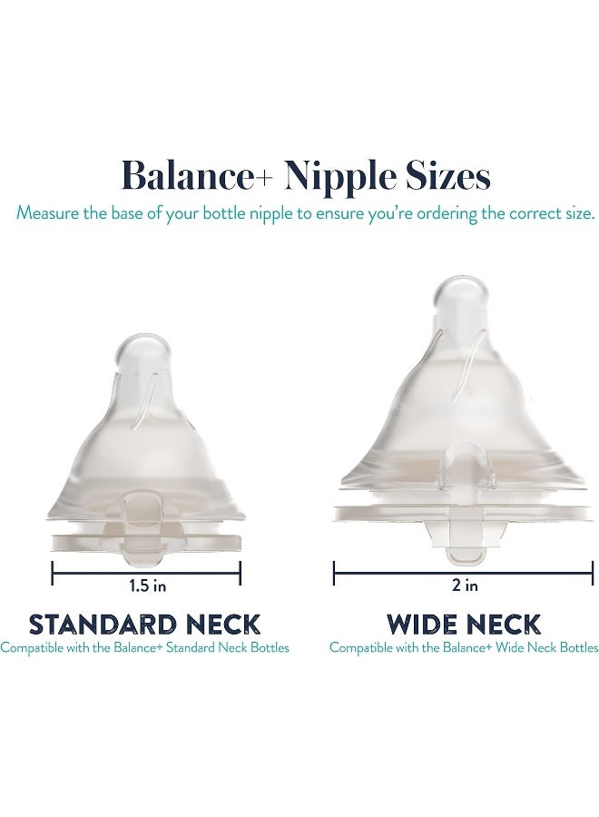 Evenflo Feeding زجاجات إيفن فلو للتغذية بالتوازن + عنق واسع مطبوع، 9 أونص 2 عبوة، مع مصاصة - Image 2