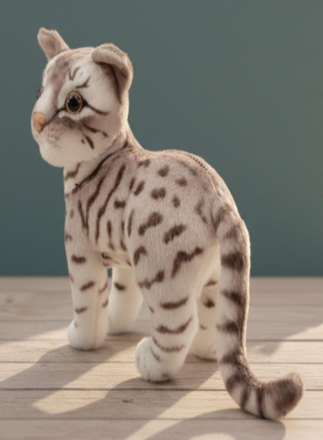 Tickles Musical Standing Cat with Meow Meow Sound Soft Stuffed Plush Animal Toy for Kids Boys & Girls Birthday Gift (Color: Grey Size: 20 cm) - Image 3