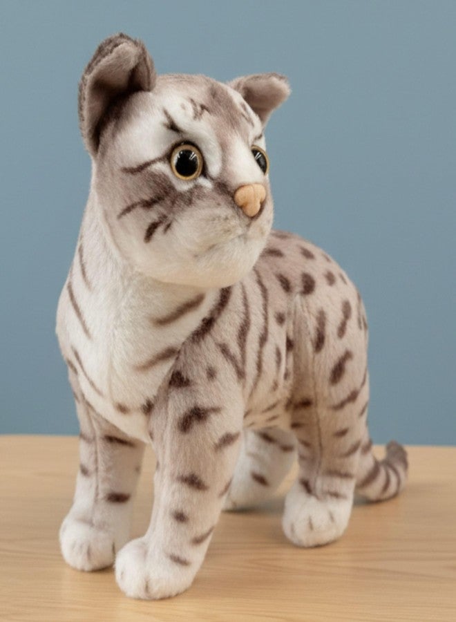 Tickles Musical Standing Cat with Meow Meow Sound Soft Stuffed Plush Animal Toy for Kids Boys & Girls Birthday Gift (Color: Grey Size: 20 cm) - Image 2