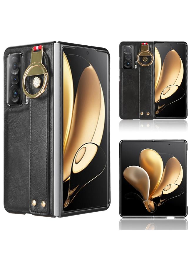 زبون جراب هاتف Honor Magic V مع سوار معصم من الجلد - Image 1