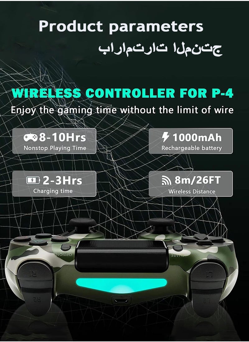 Sony Corporation Dualshock Wireless Controller For PlayStation 4 Green Camoflage  - Image 3