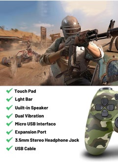 Sony Corporation Dualshock Wireless Controller For PlayStation 4 Green Camoflage  - Image 4