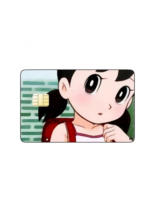 RKN PRINTED BANK CARD STICKER Shizuka From Doraemon Anime - Image 1