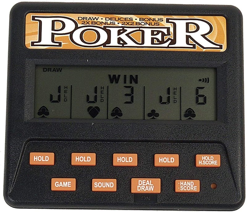 John N. Hansen Classic 5-in-1 Poker Electronic Games - Image 1